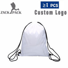 Load image into Gallery viewer, Zackpack Drawstring Bag Sports Waterproof Backpack Bundle Pocket Custom Printing Logo for Men Women Students