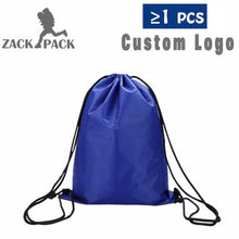 Load image into Gallery viewer, Zackpack Drawstring Bag Sports Waterproof Backpack Bundle Pocket Custom Printing Logo for Men Women Students