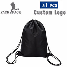 Load image into Gallery viewer, Zackpack Drawstring Bag Sports Waterproof Backpack Bundle Pocket Custom Printing Logo for Men Women Students