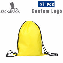 Load image into Gallery viewer, Zackpack Drawstring Bag Sports Waterproof Backpack Bundle Pocket Custom Printing Logo for Men Women Students