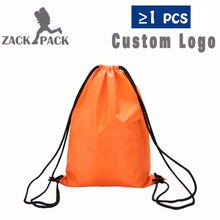 Load image into Gallery viewer, Zackpack Drawstring Bag Sports Waterproof Backpack Bundle Pocket Custom Printing Logo for Men Women Students