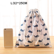 Load image into Gallery viewer, eTya Fashion Portable Drawstring bags Girls Shoes Bags Women Cotton Travel Pouch Storage Clothes handbag High Quality Makeup bag
