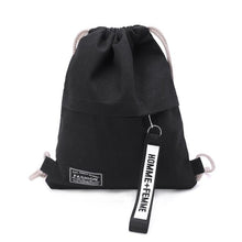 Load image into Gallery viewer, School Gym Drawstring Bag Cinch Sack Canvas Storage Pack Rucksack Backpack Pouch